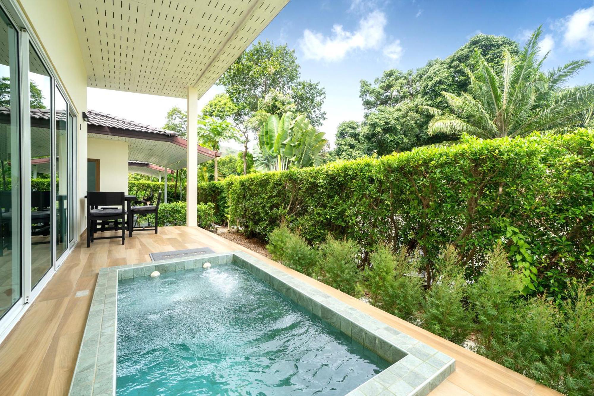 Oxavia Garden Oasis In Nai Harn - Your Private Tropical Garden With 3 Cabins And Jacuzzi Rawai Exteriér fotografie