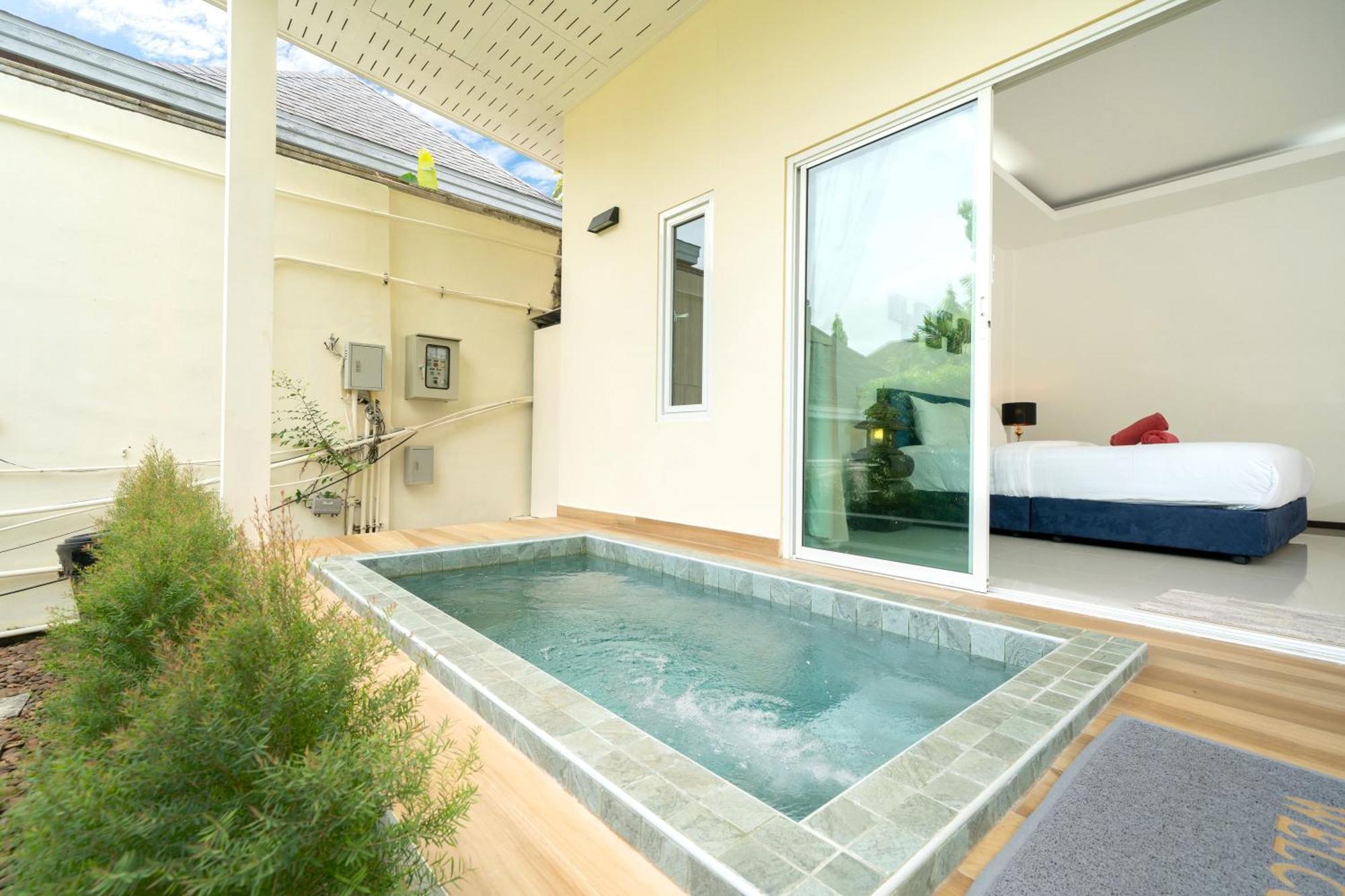 Oxavia Garden Oasis In Nai Harn - Your Private Tropical Garden With 3 Cabins And Jacuzzi Rawai Exteriér fotografie