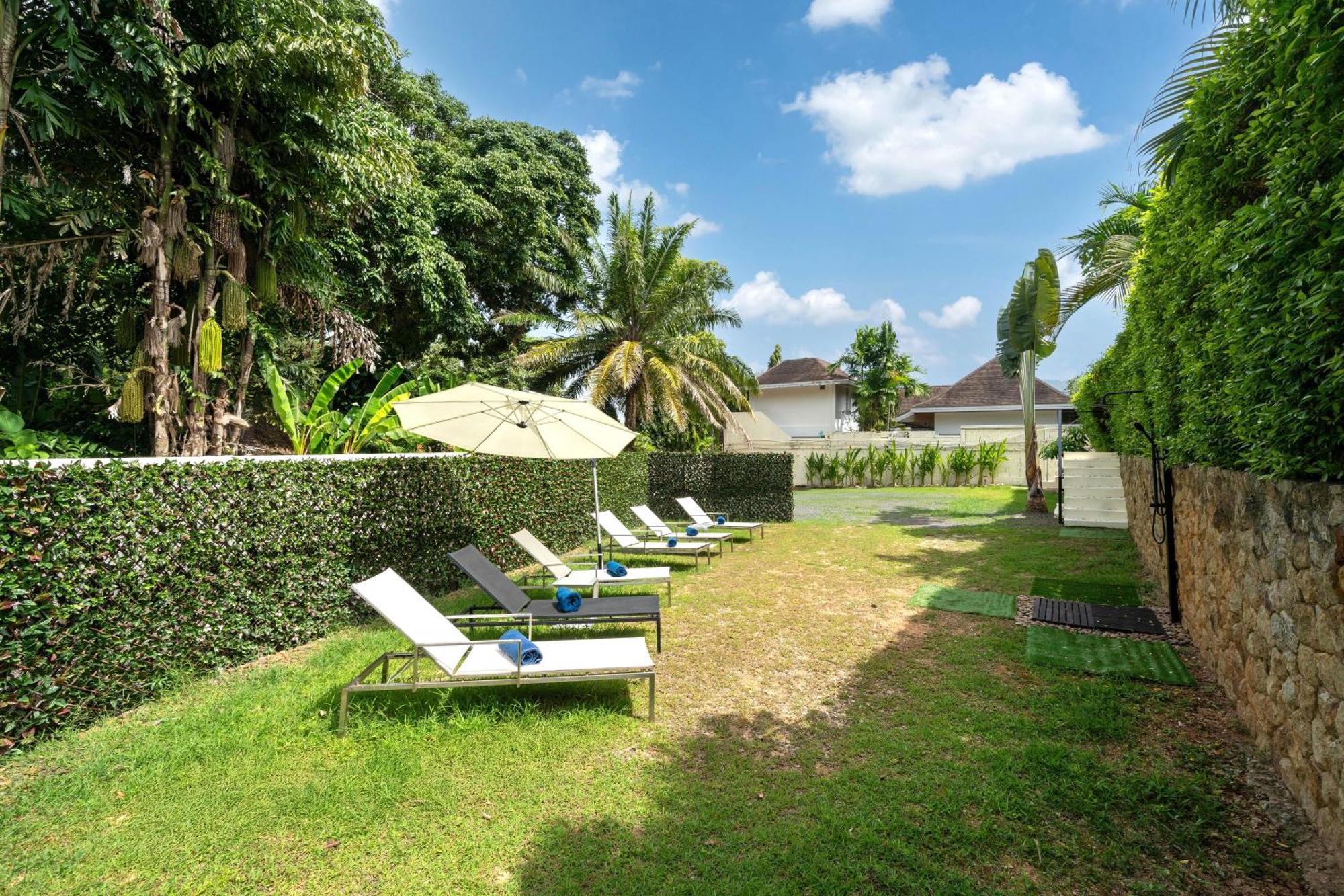 Oxavia Garden Oasis In Nai Harn - Your Private Tropical Garden With 3 Cabins And Jacuzzi Rawai Exteriér fotografie