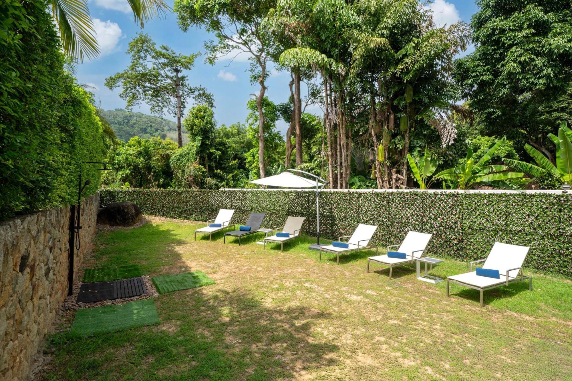 Oxavia Garden Oasis In Nai Harn - Your Private Tropical Garden With 3 Cabins And Jacuzzi Rawai Exteriér fotografie